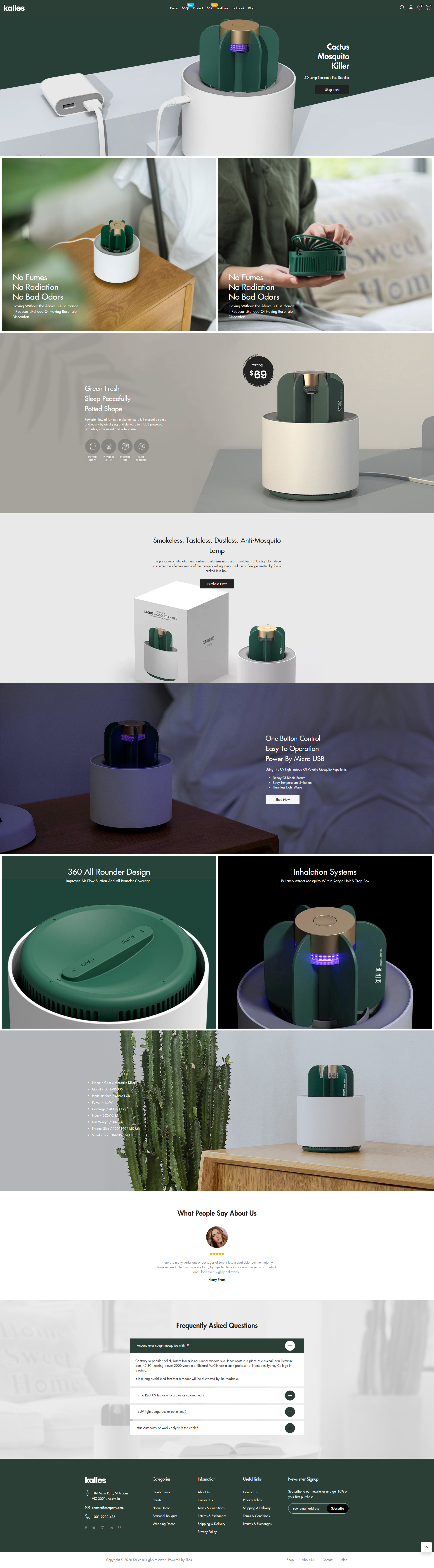 Kalles- One Product store