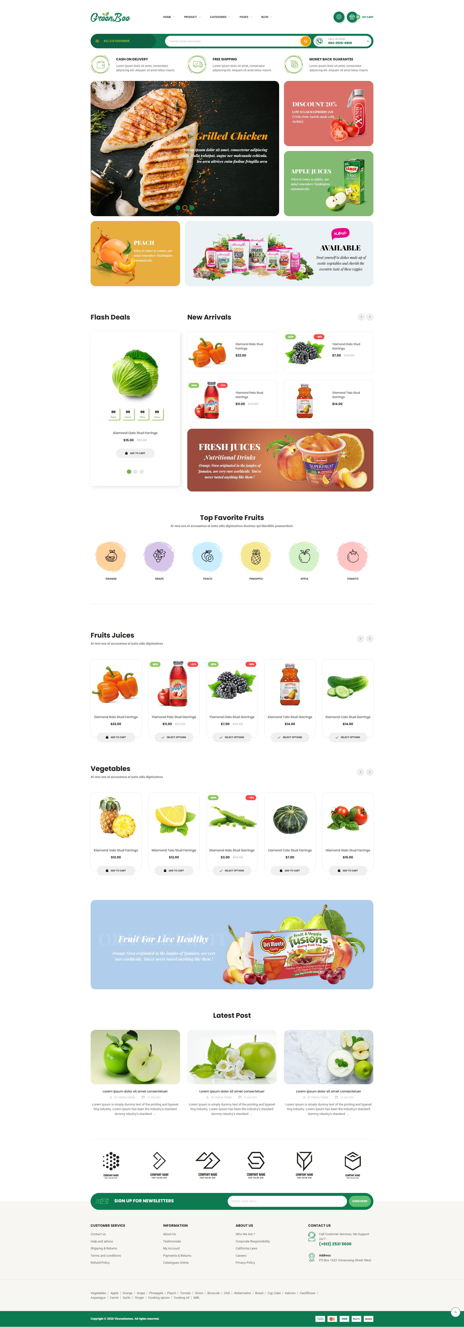 GreenBee - Vegetable and Fruit Shop 3
