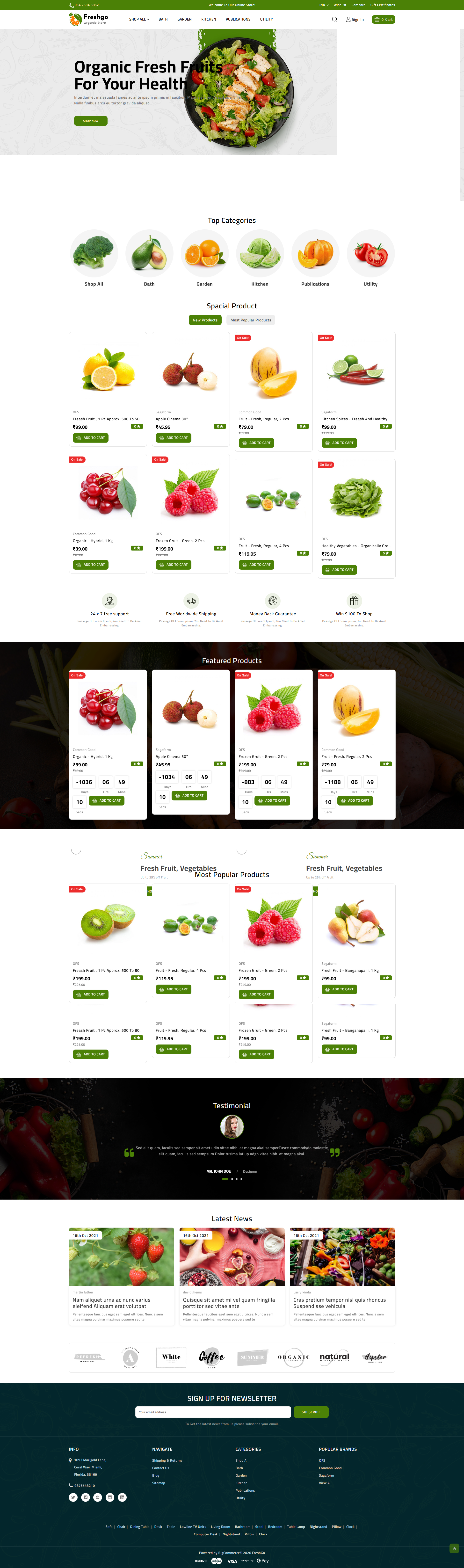 FreshGo - Organic & Supermarket 1