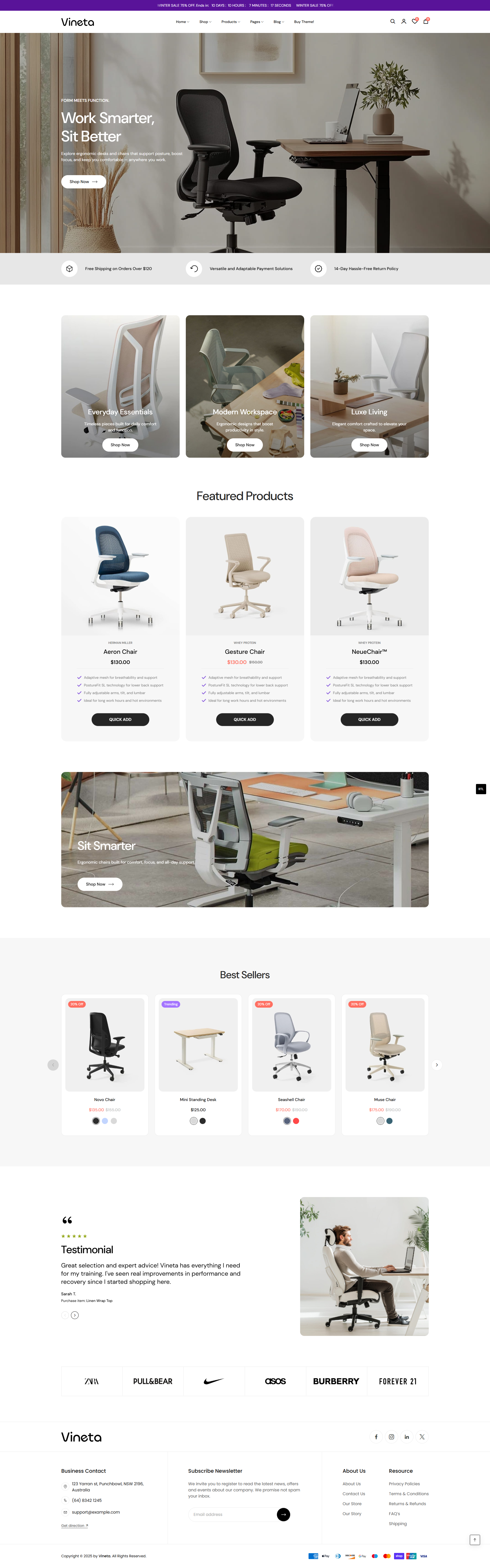 Vineta- Ergonic Chair