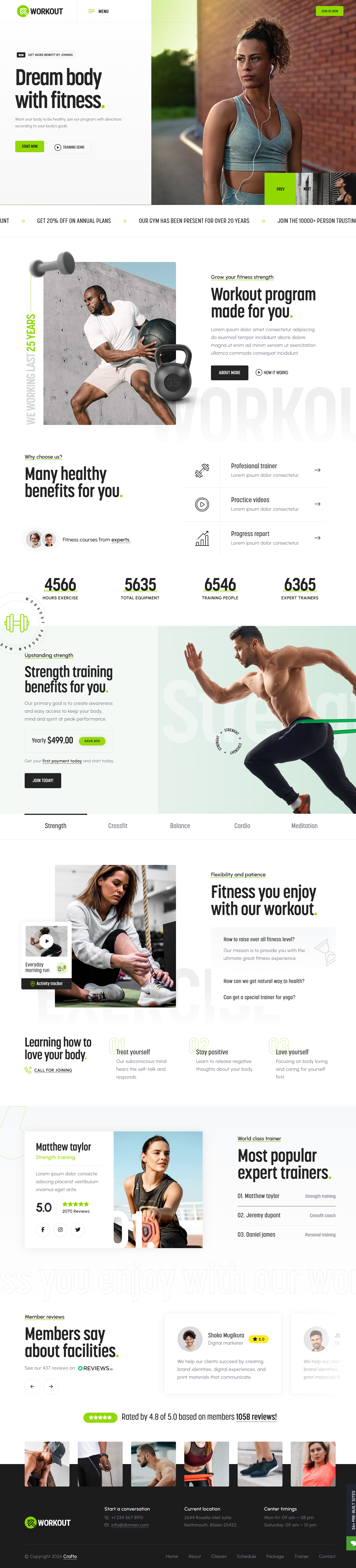 Crafto - Gym & Fitness