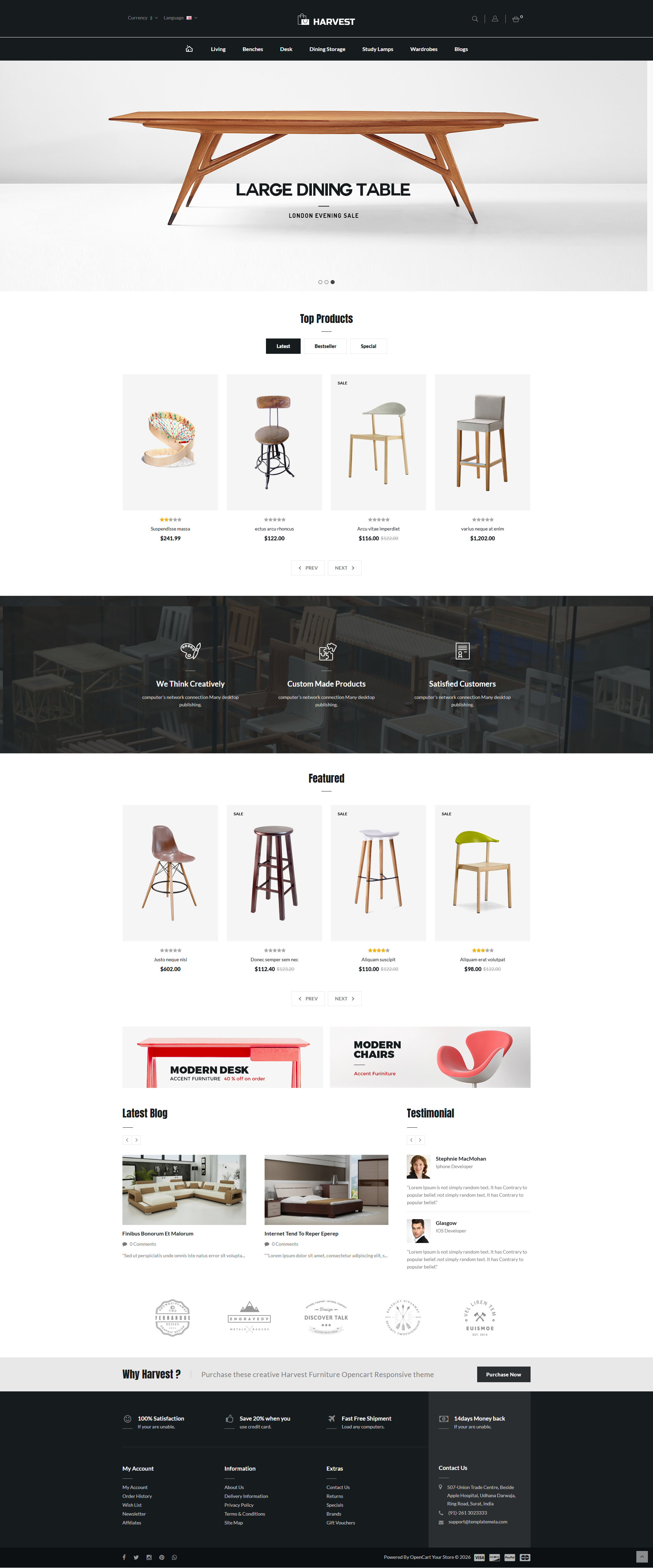 Harvest- Furniture Store