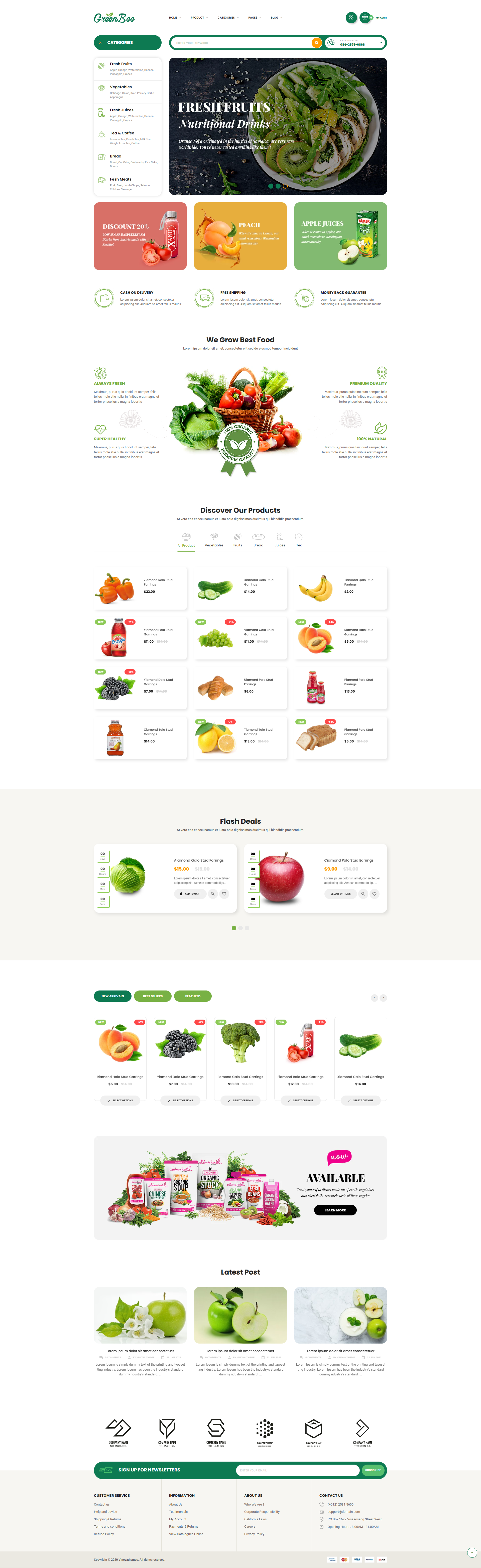 GreenBee - Vegetable and Fruit Shop 2