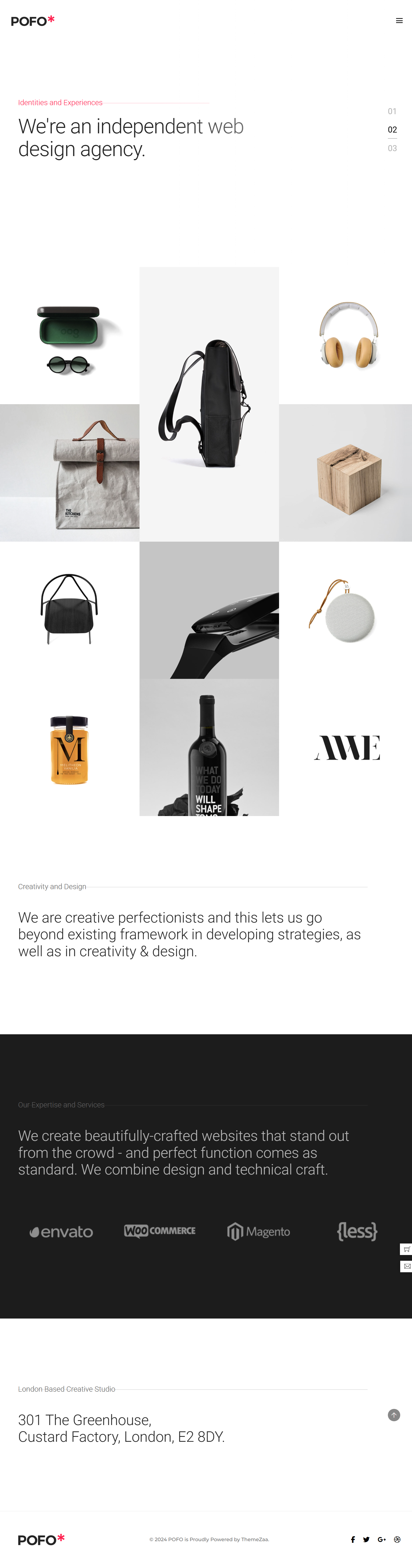 Pofo- Minimal Portfolio