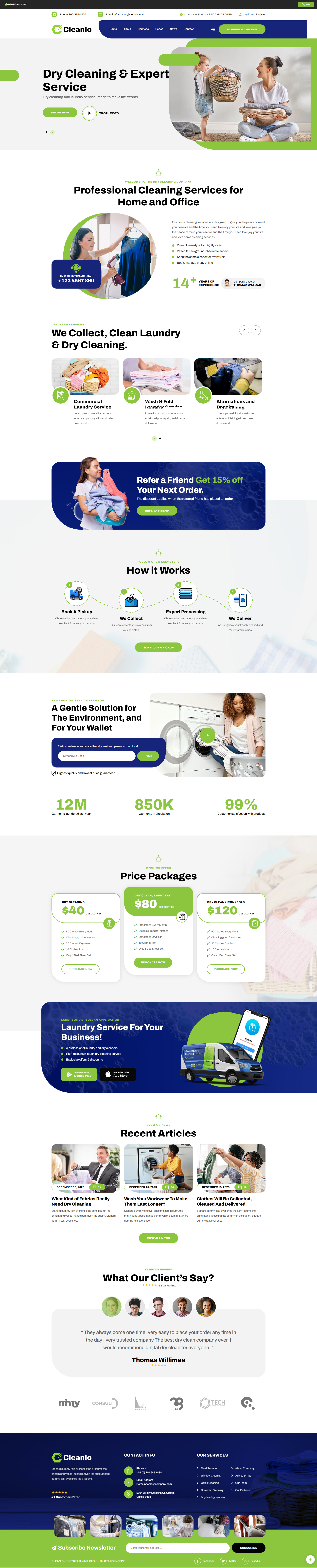 Cleanio - Laundry And Cleaning Service