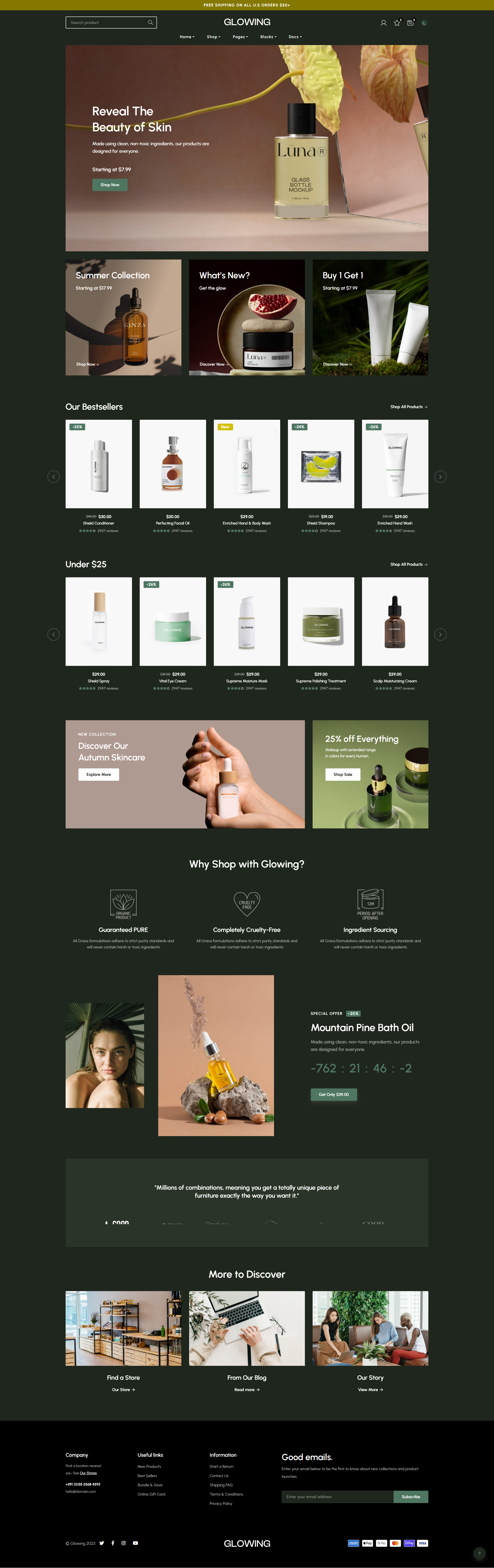 Glowing – Beauty & Cosmetics4