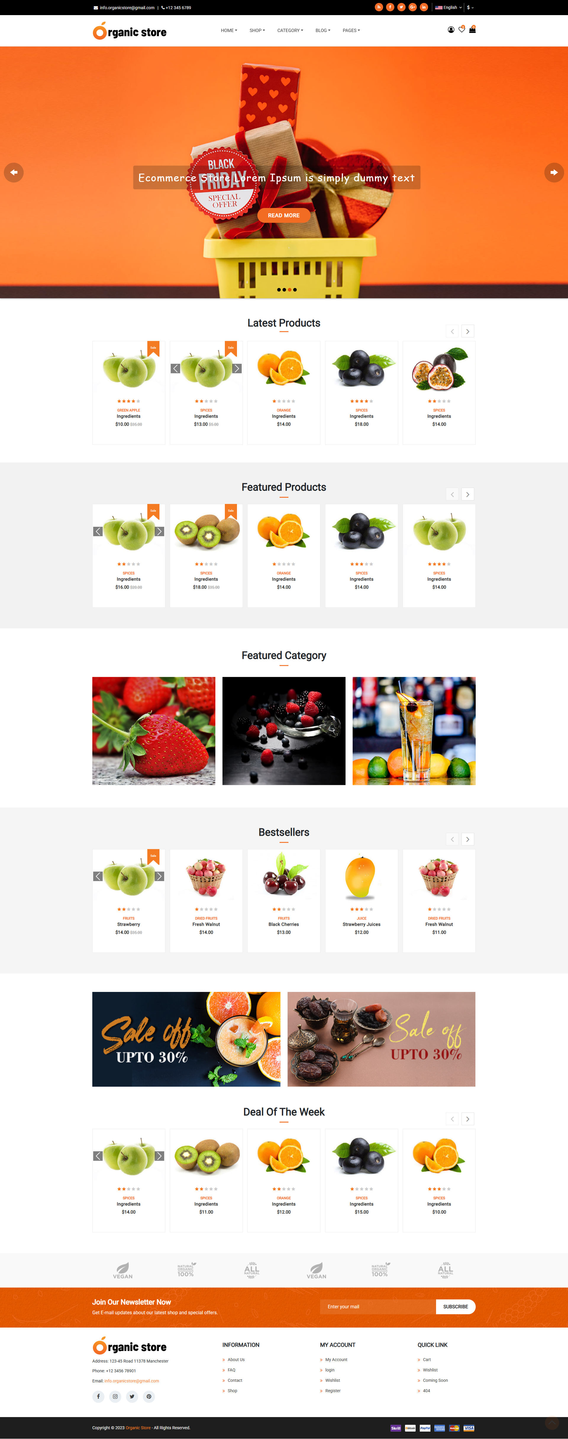 Organic store-Shop 3