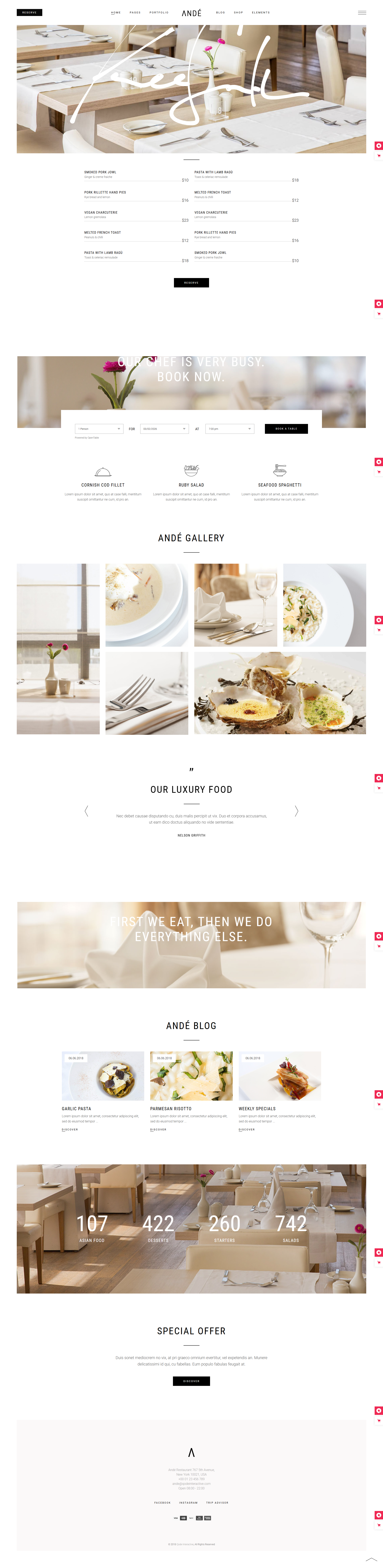 Andé - Elegant Restaurant