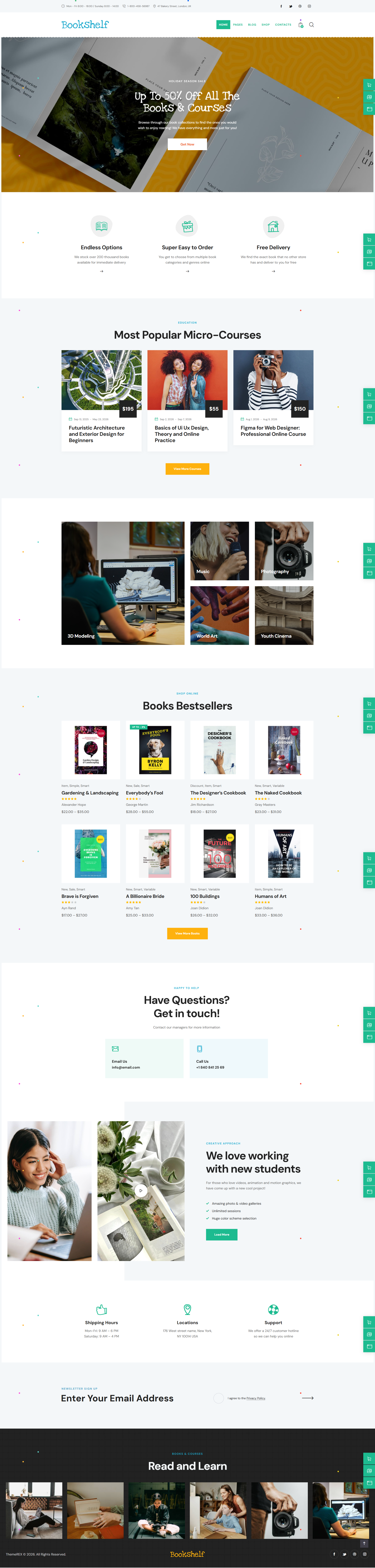Bookshelf - online courses
