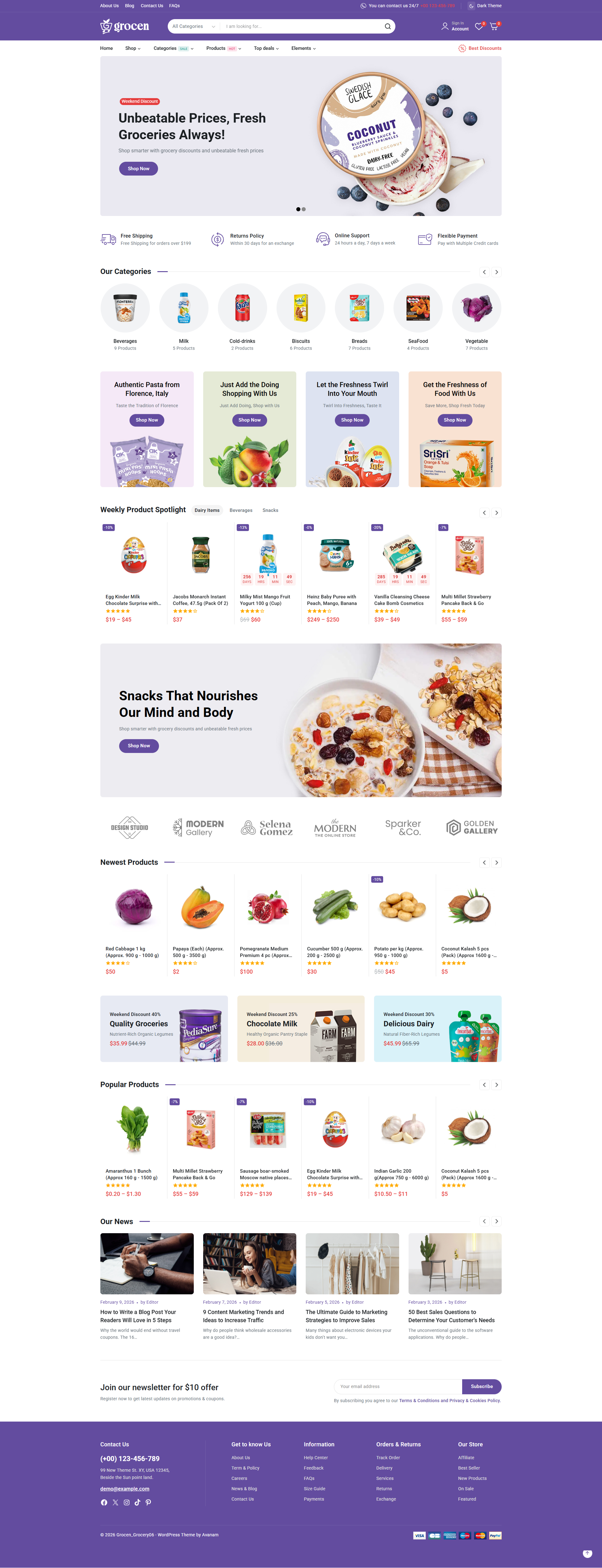 Grocen - Grocery Supermarket 6