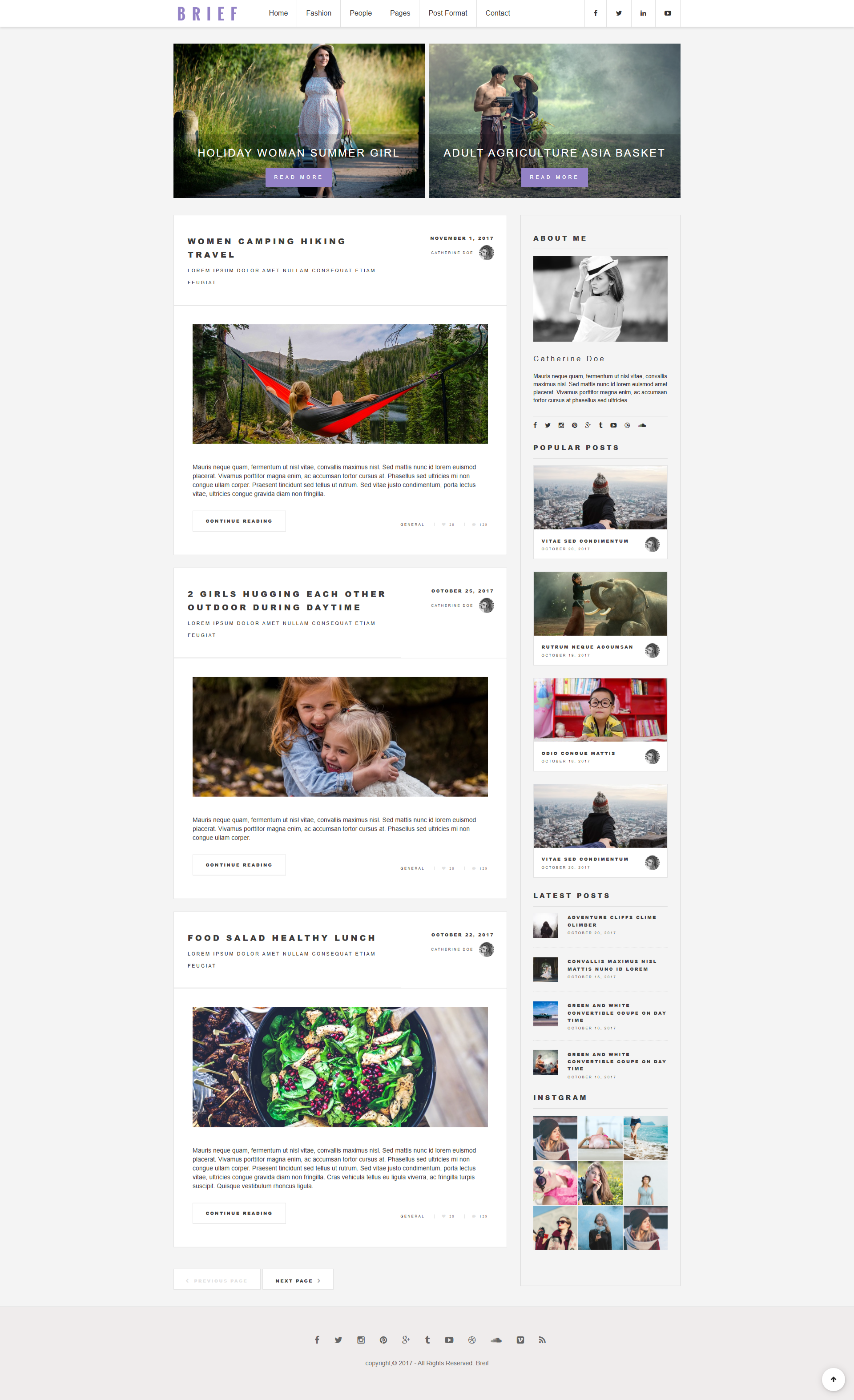 Brief & Blog - Personal Blog