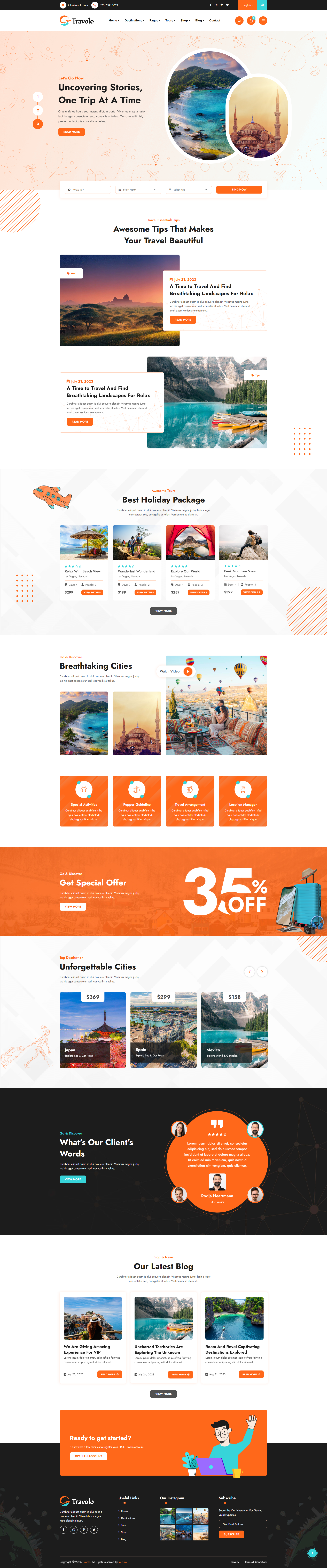 Travolo - Travel Agency & Tour Booking 1