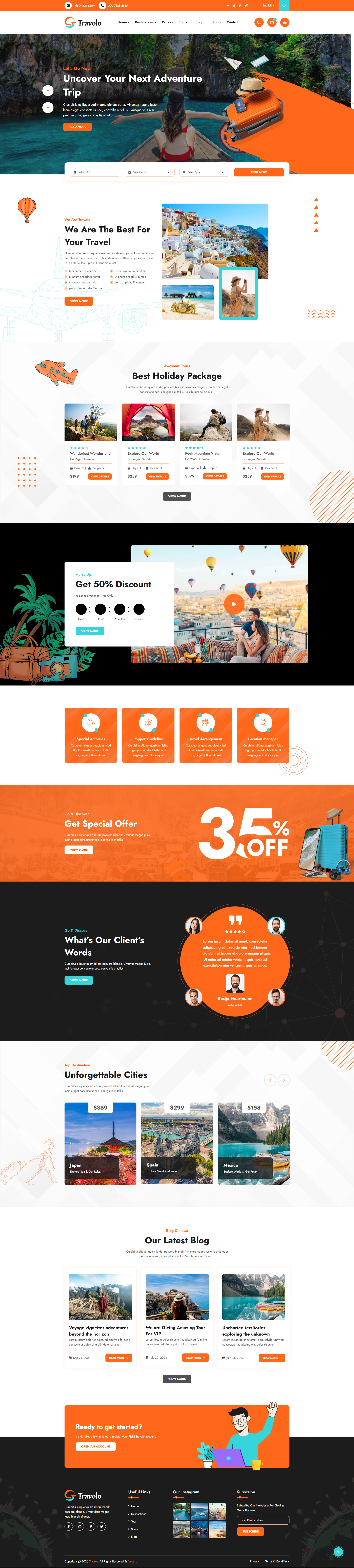 Travolo - Travel Agency & Tour Booking 3