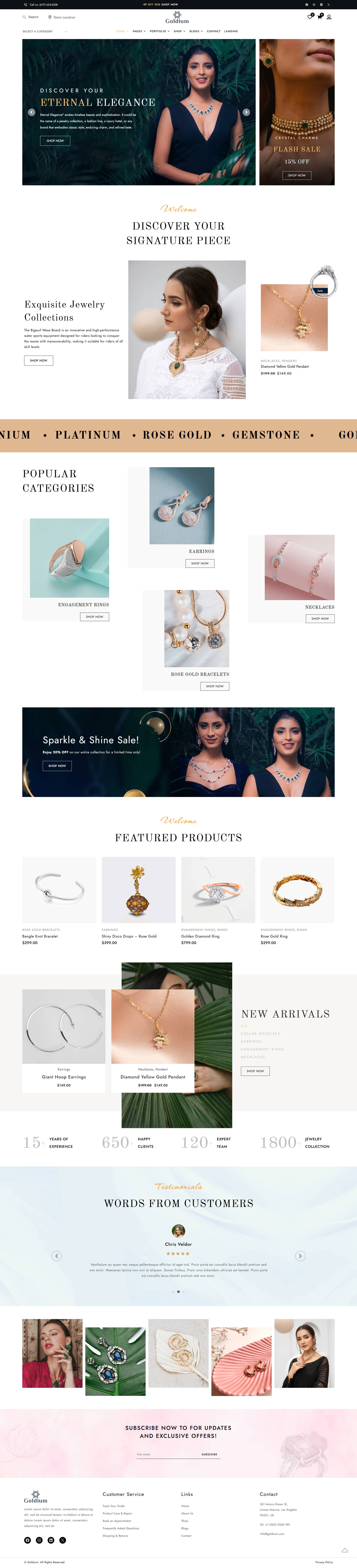 Goldium - Jewelry Store