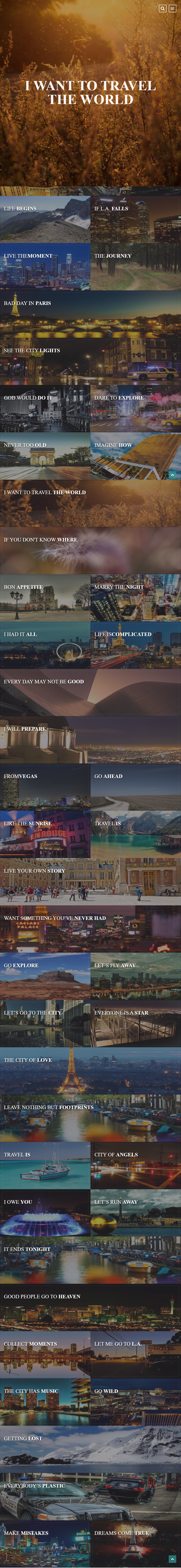 Travelogue - Travel Blog