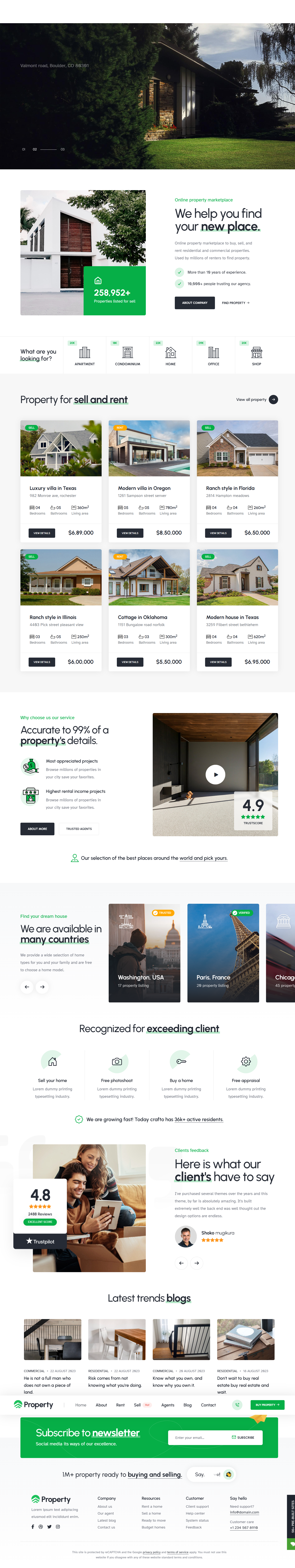 Crafto - Real Estate Theme