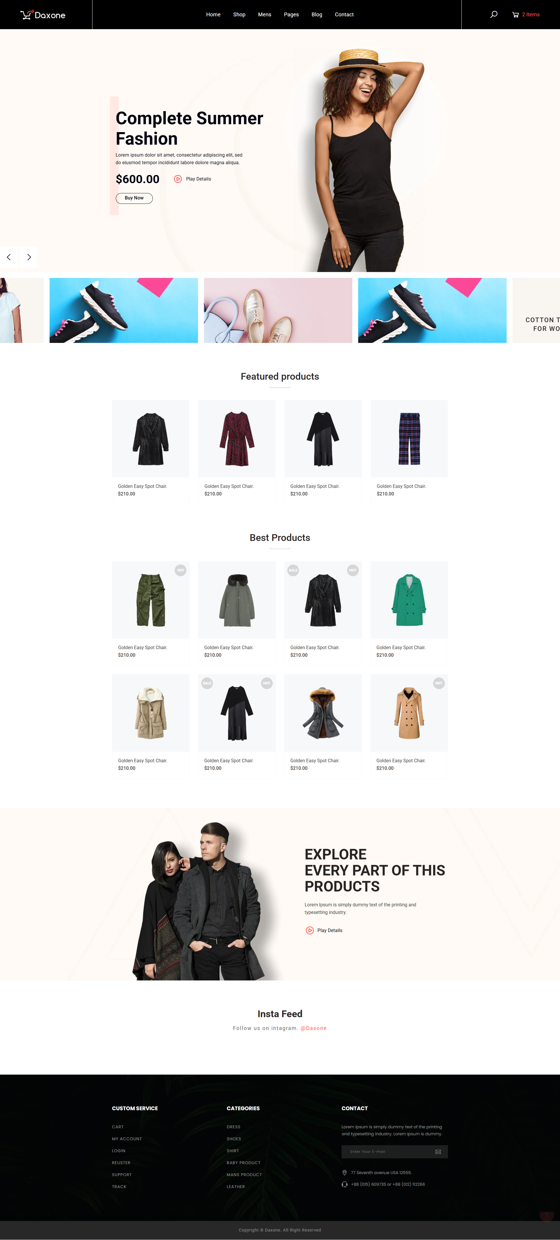 Daxone-Coustume Shop