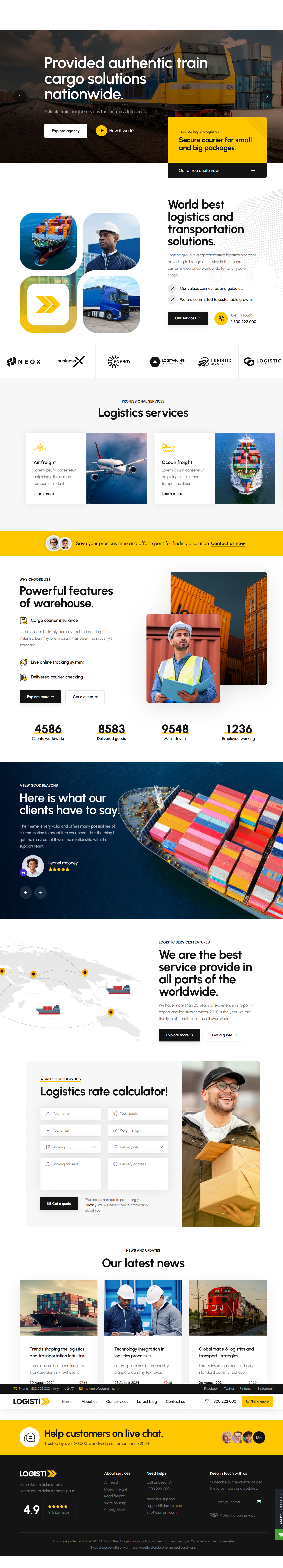 Crafto - Logistics Theme