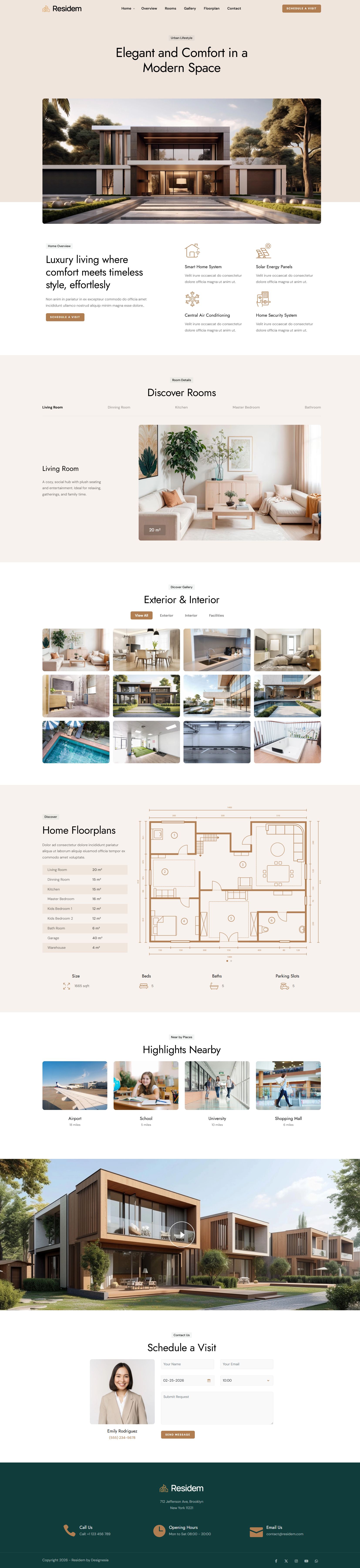 Residem - Single Property Theme 3