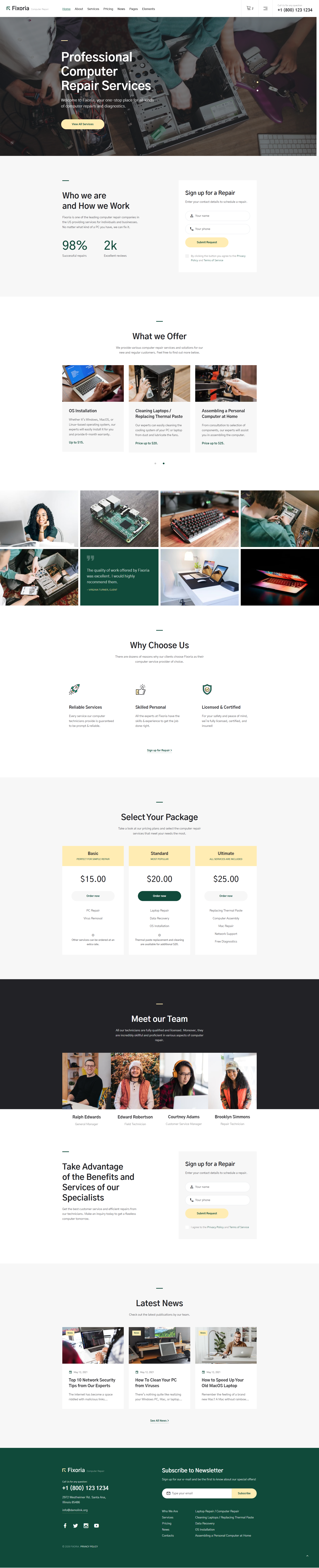 Fixoria - Computer Repair Services