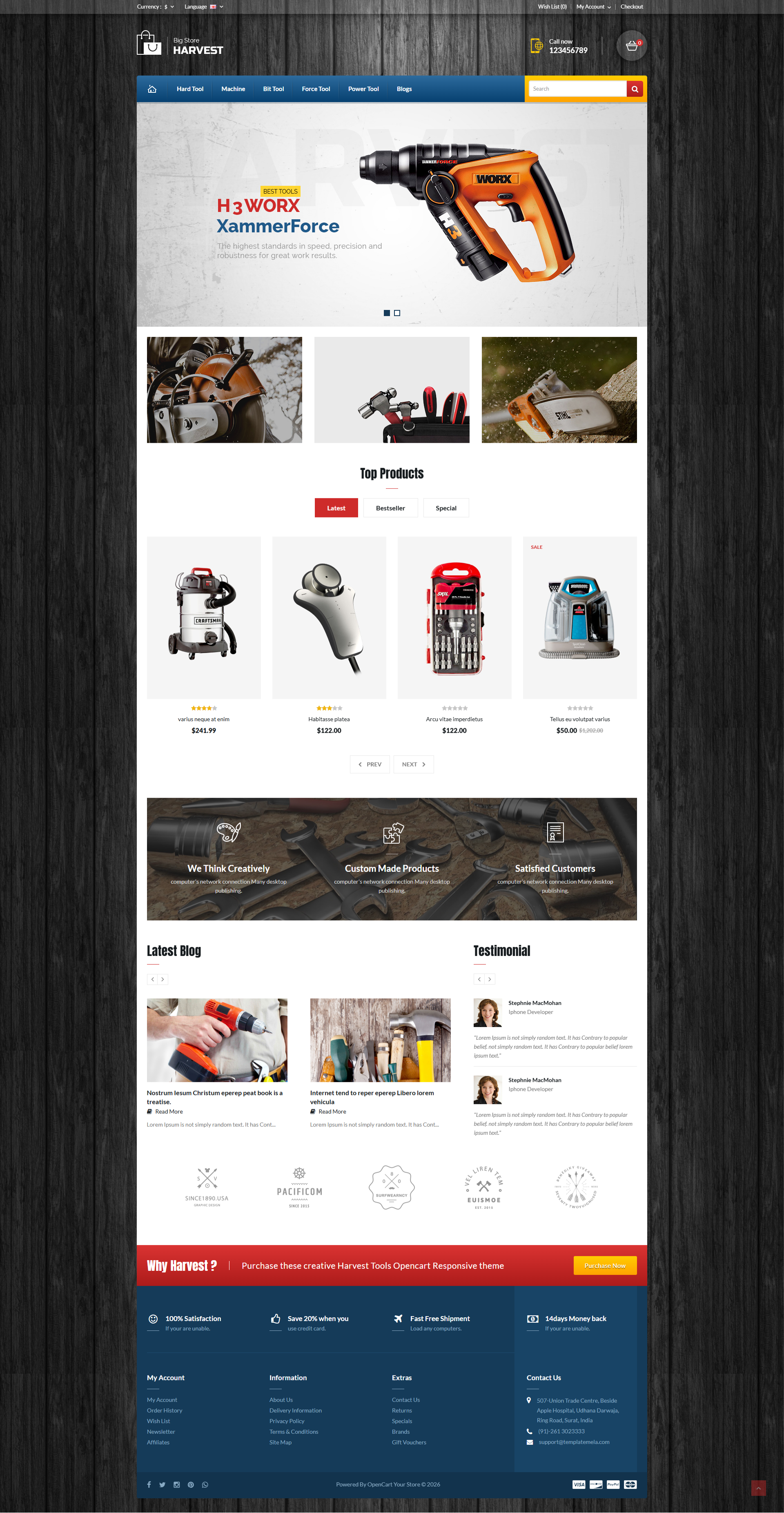 Harvest - Tools Store