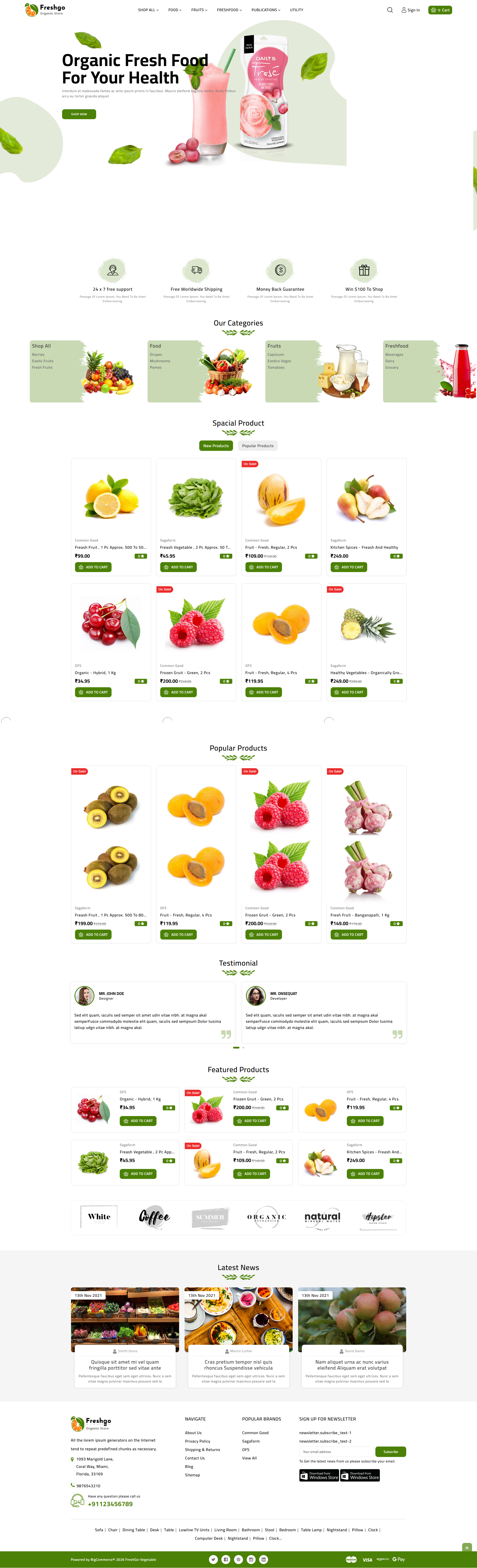 FreshGo - Organic & Supermarket 3