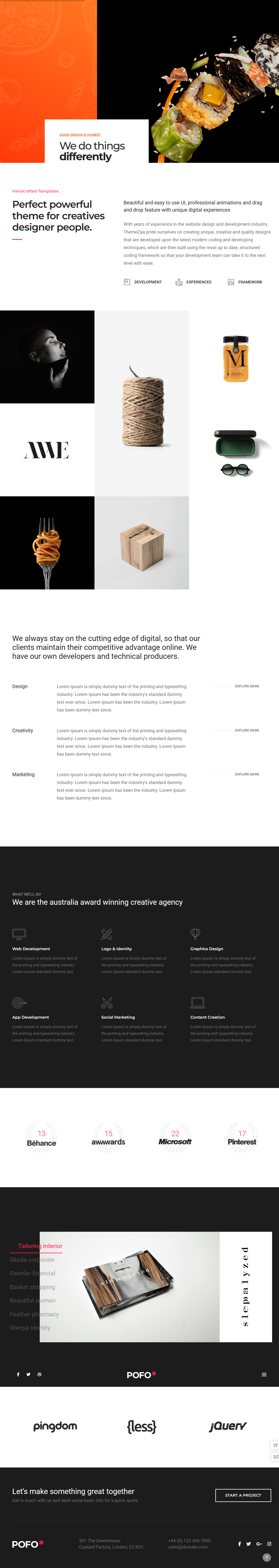 Pofo- Creative MiniMalist Portfolio