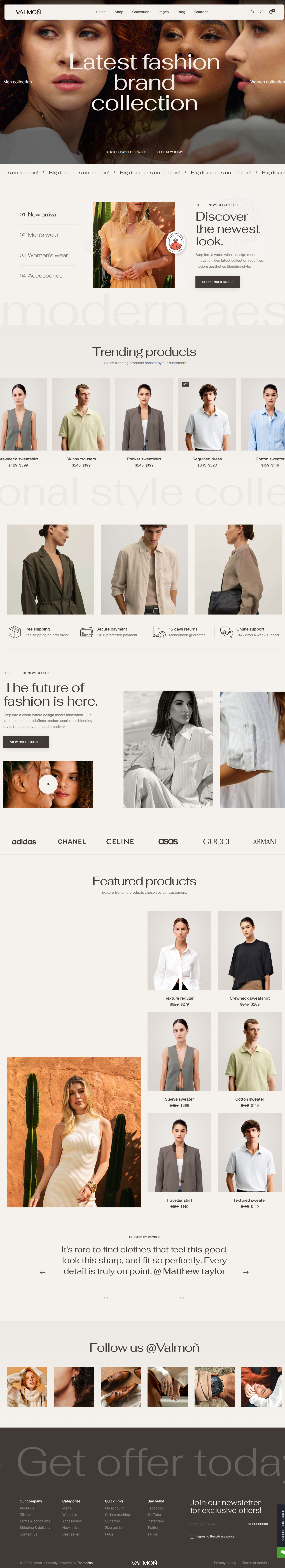 Crafto - Clothing Store Theme