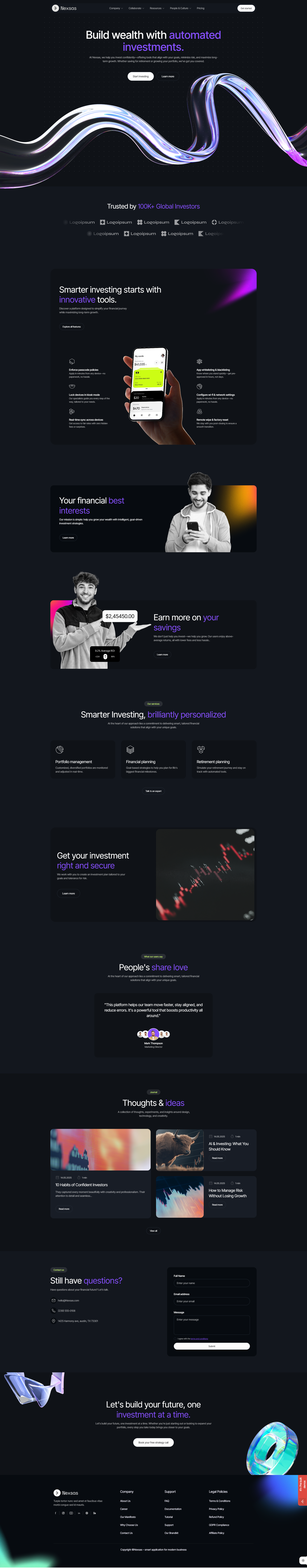 Nexsas-Investment Management