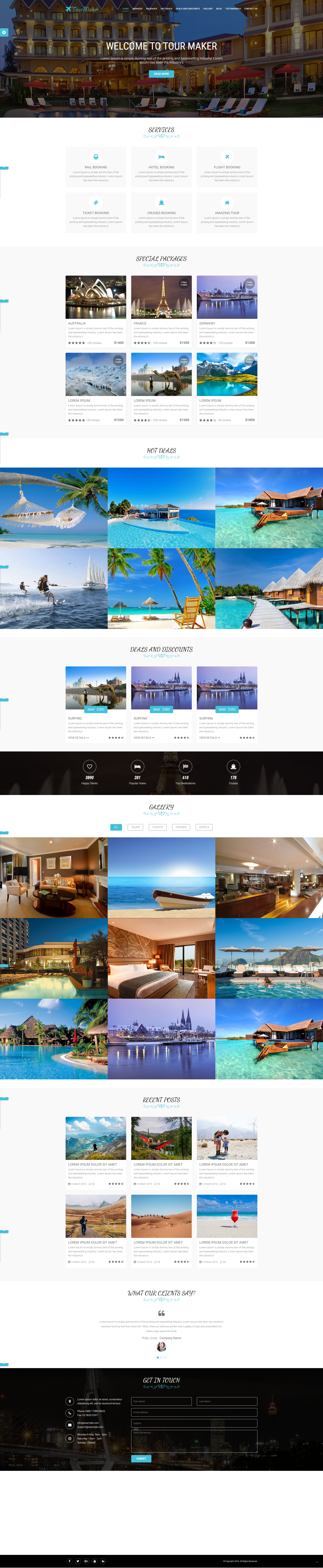 Tour Maker-Travel Agency