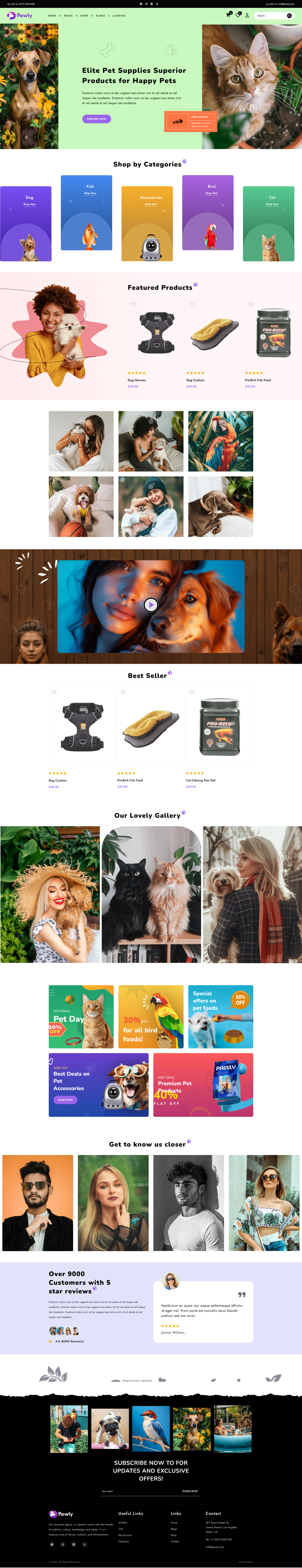 Pawly – Responsive Pet Store 1