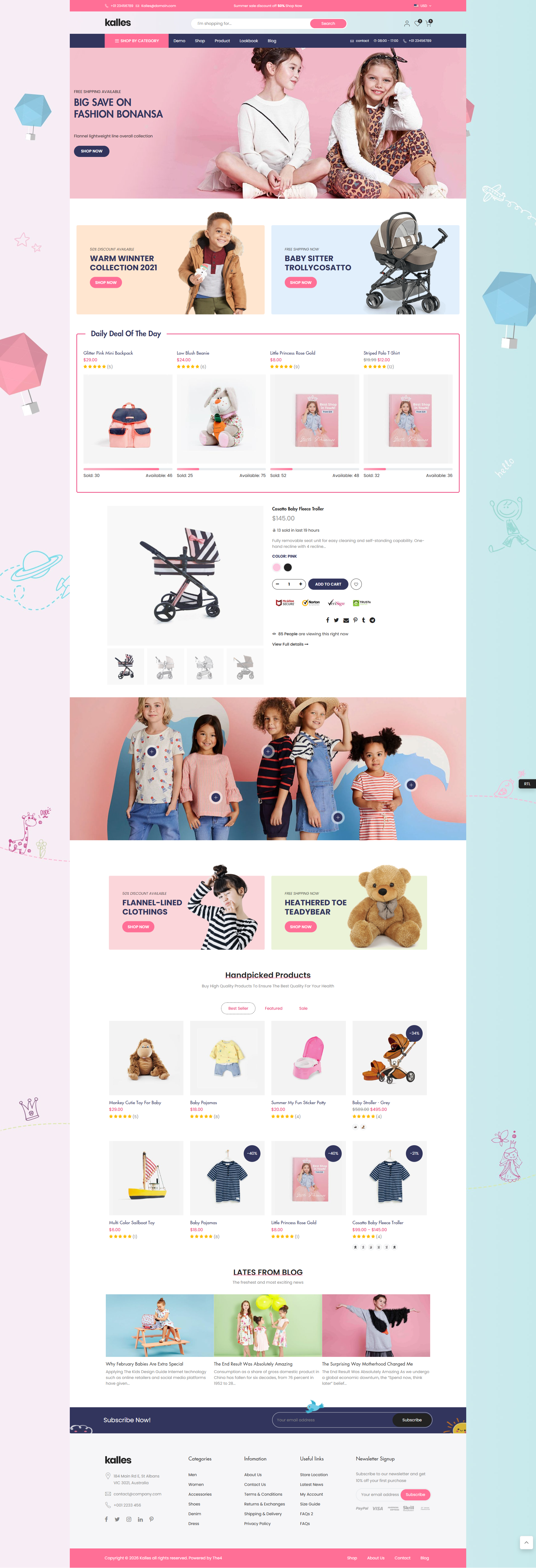 Kalles-Kids ware and products