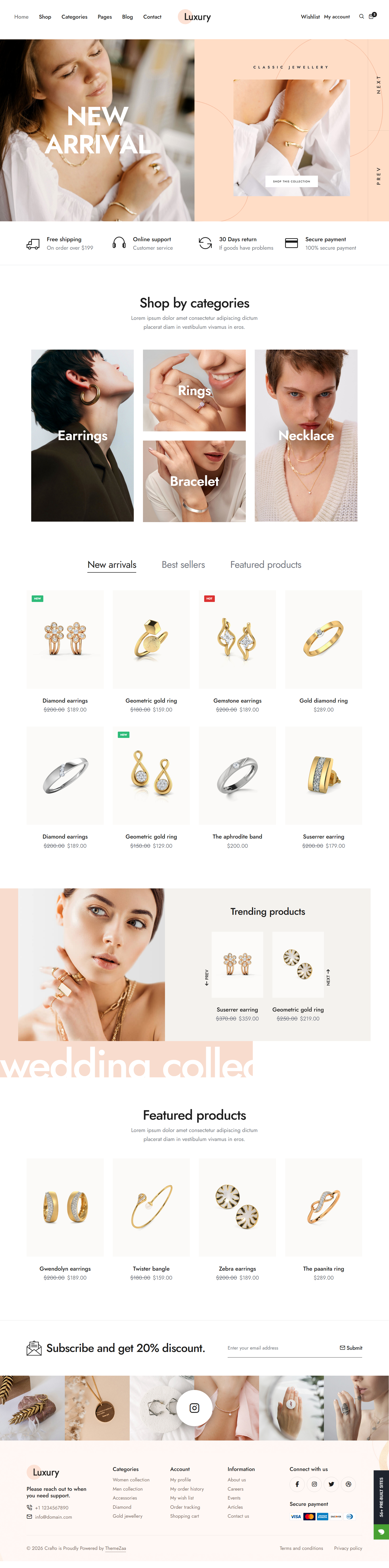 Craft - Luxury Jewellery Theme