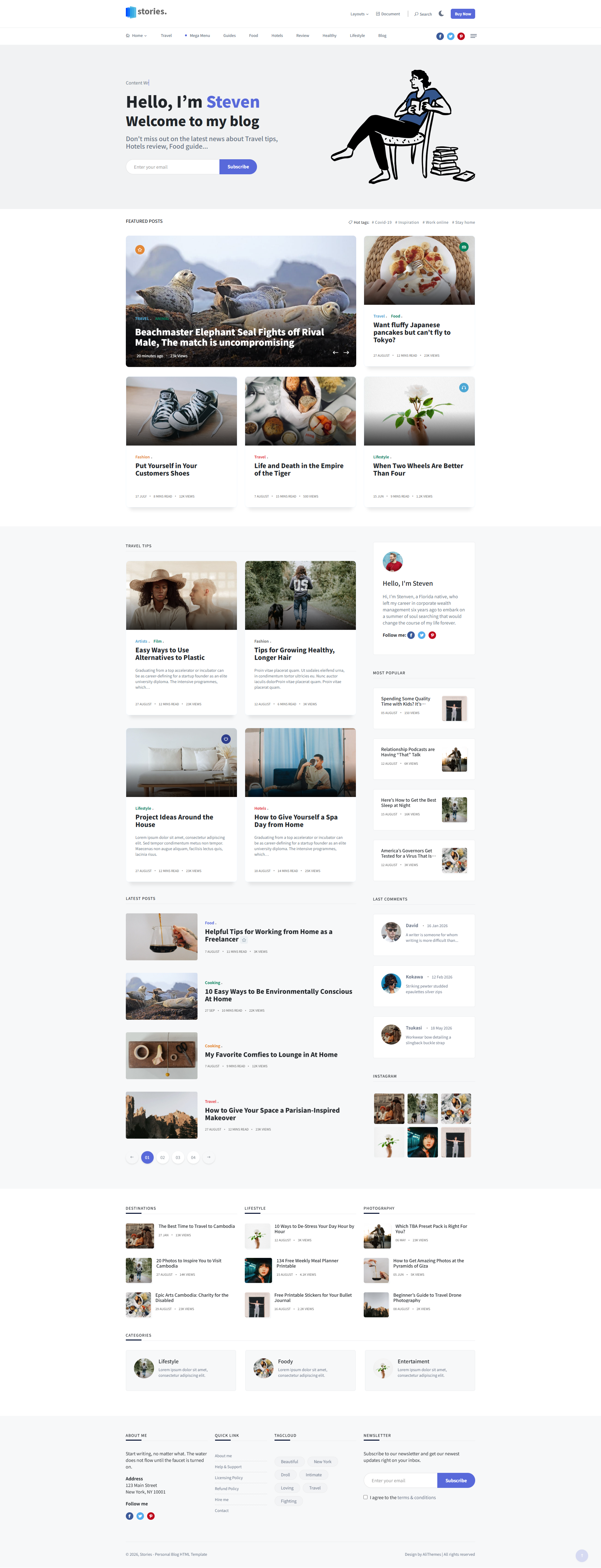 Stories - Personal Blog 1