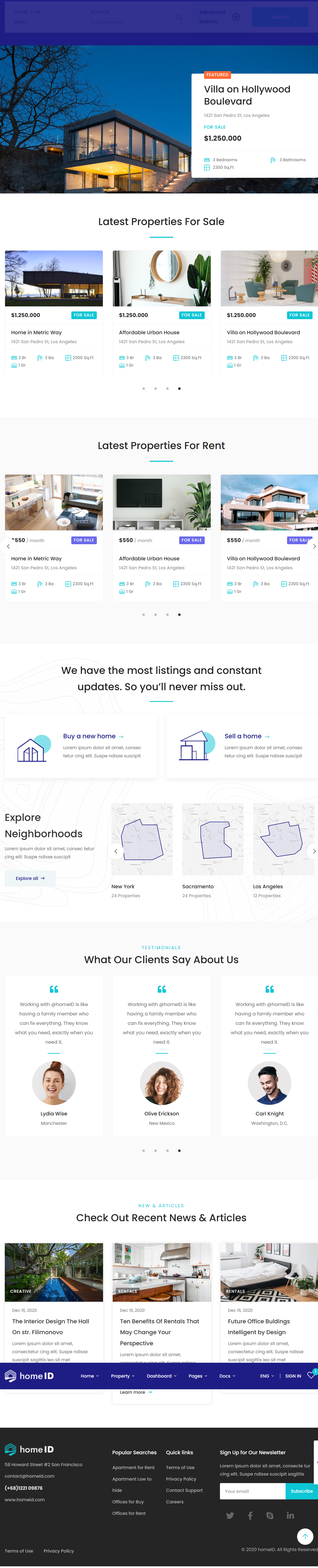 HomeID- Real Estate - Theme Forest 5