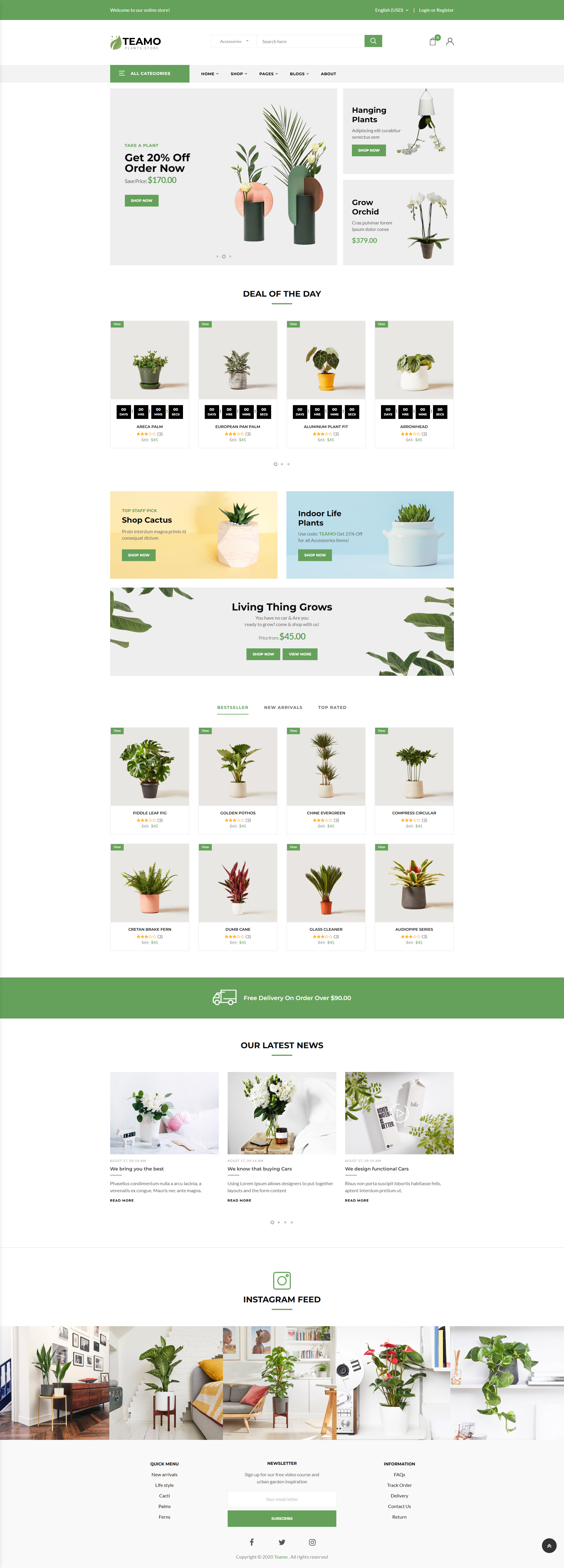 Teamo - Plants Store
