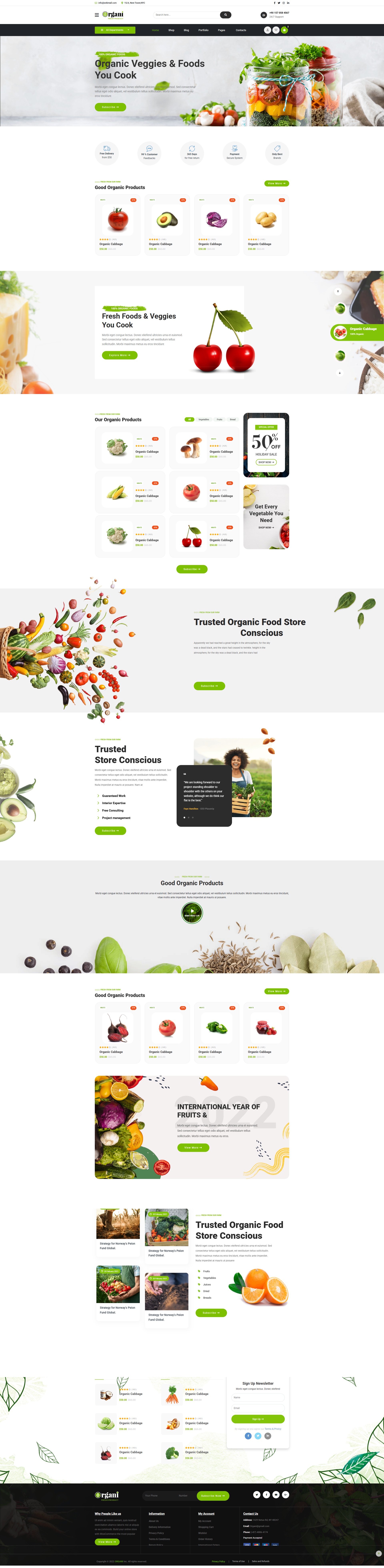 Organi - Fruits & Vegetables Store 3