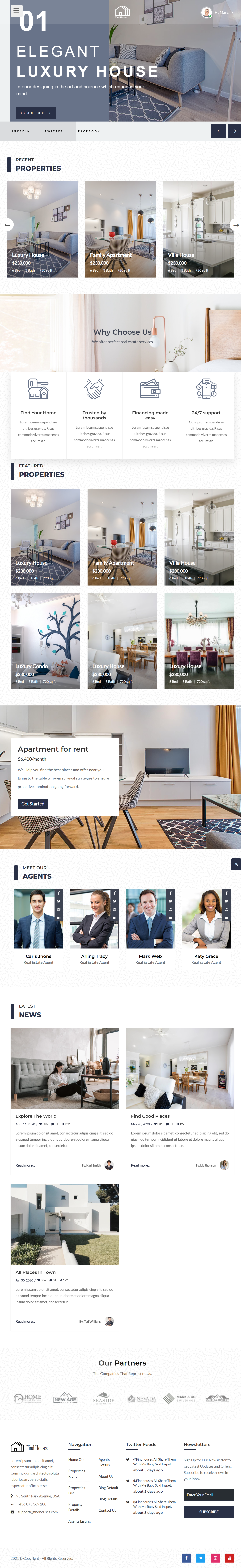 Find Houses- Elegant Theme