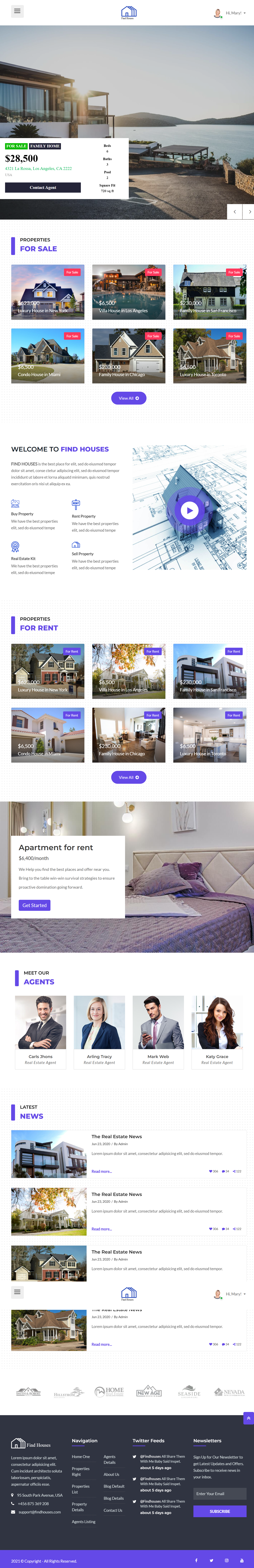 Find Houses - Real Estate Theme 4