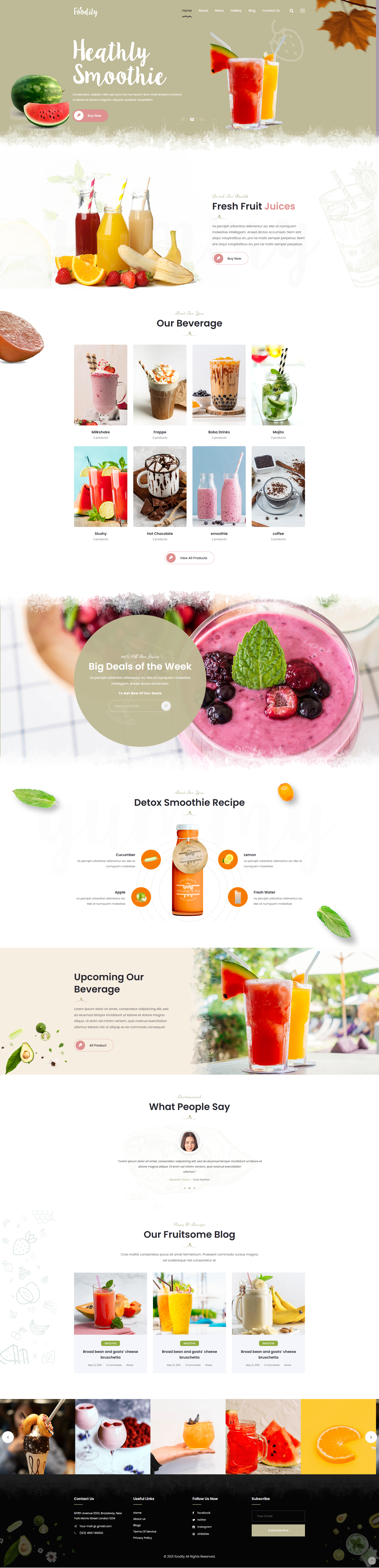 Foodily - Food and Beverage Shop