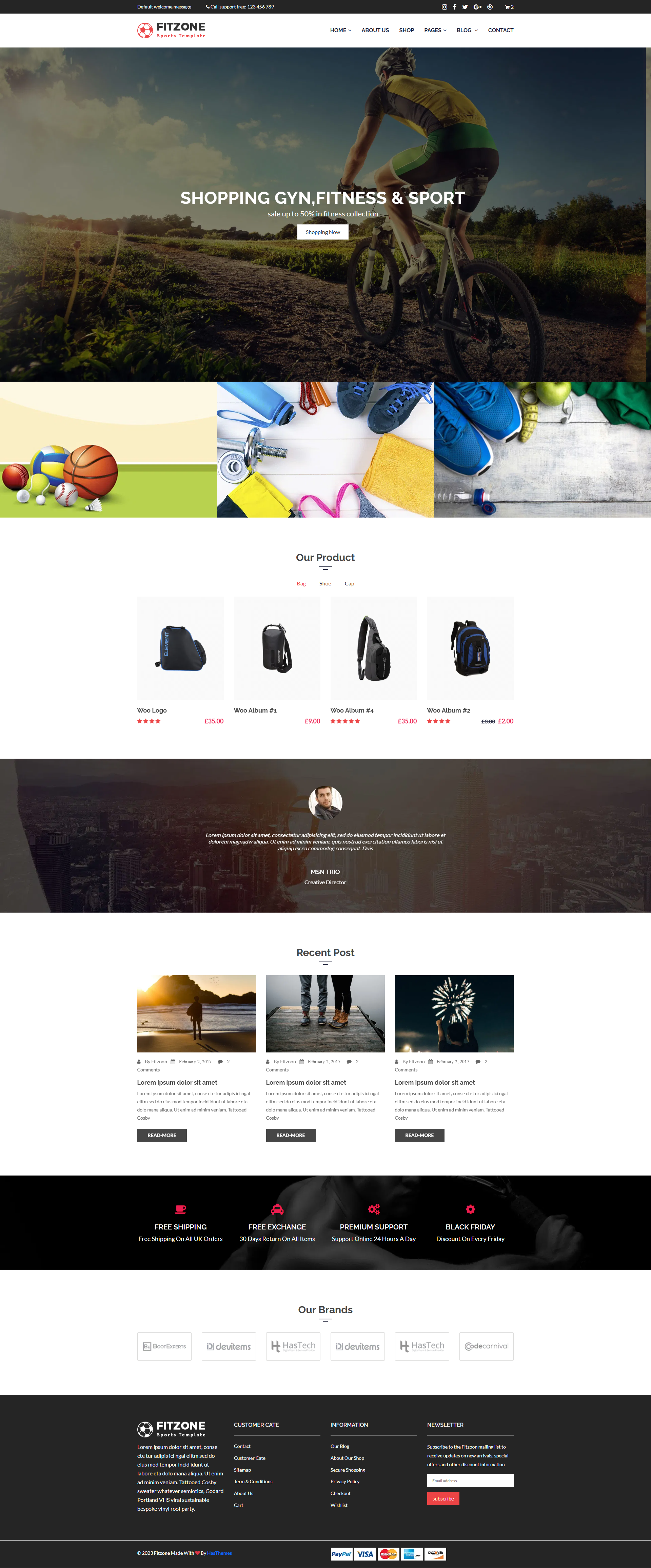 Fitzoon - Sports Shop