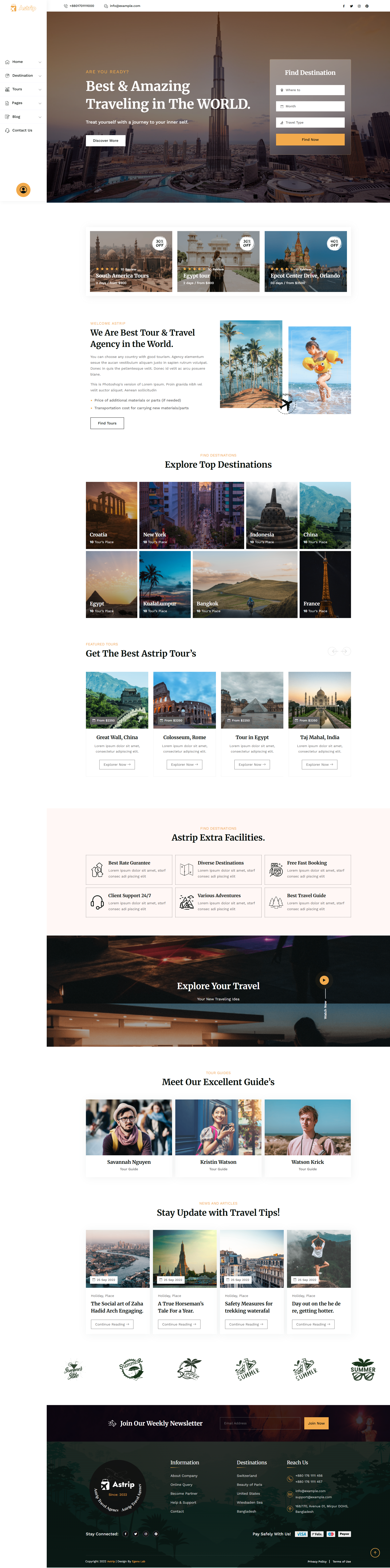 Astrip – Tour Booking & Travel Agency 3