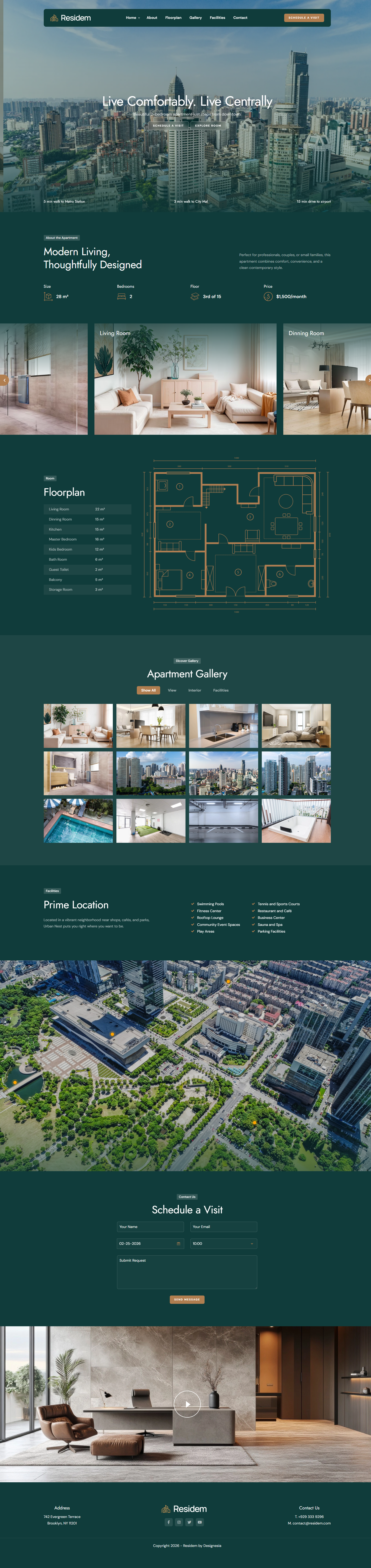 Residem - Single Apartment Theme