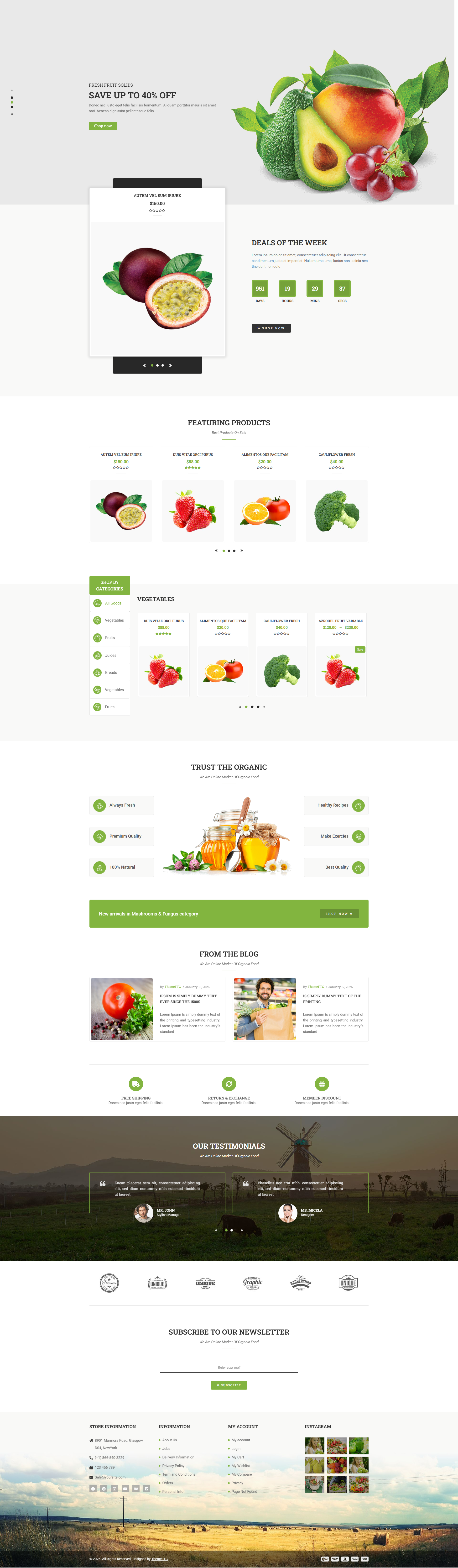 Organico-Organic Food