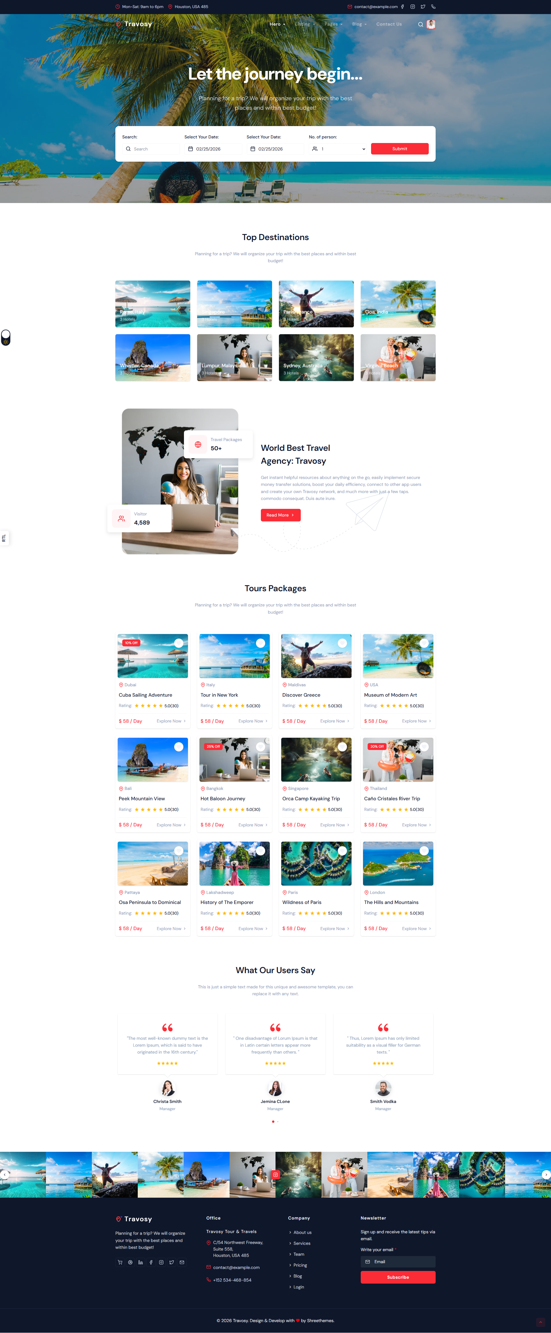 Travosy - Tour & Travels 3