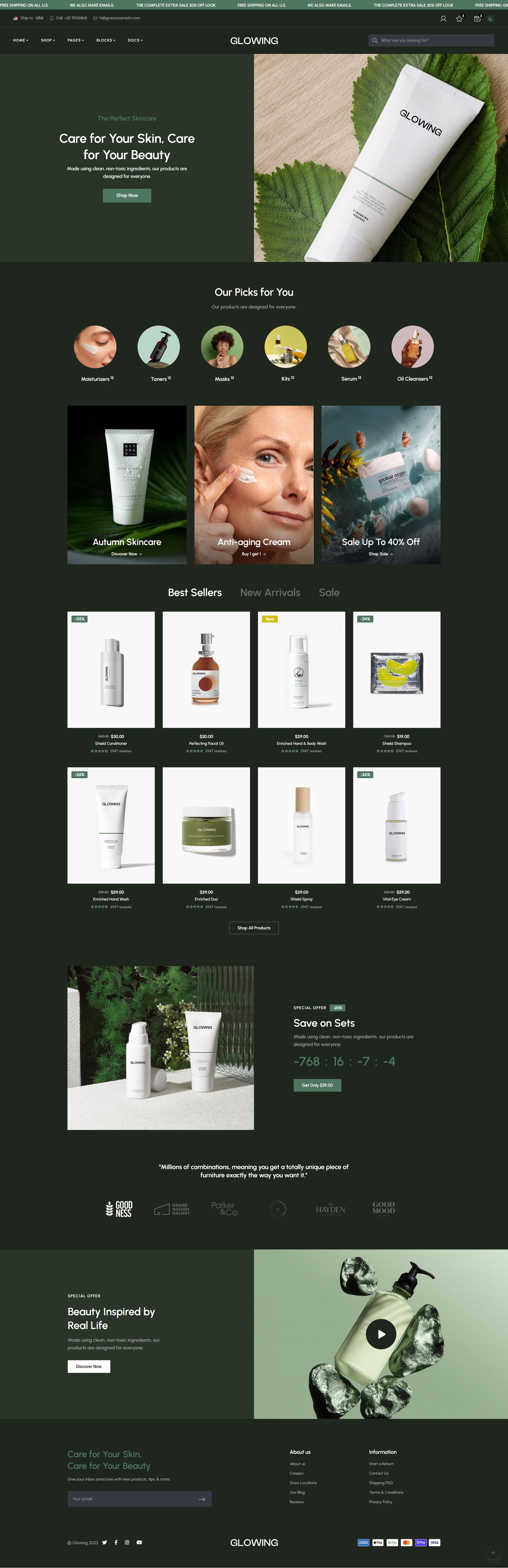 Glowing – Beauty & Cosmetics3