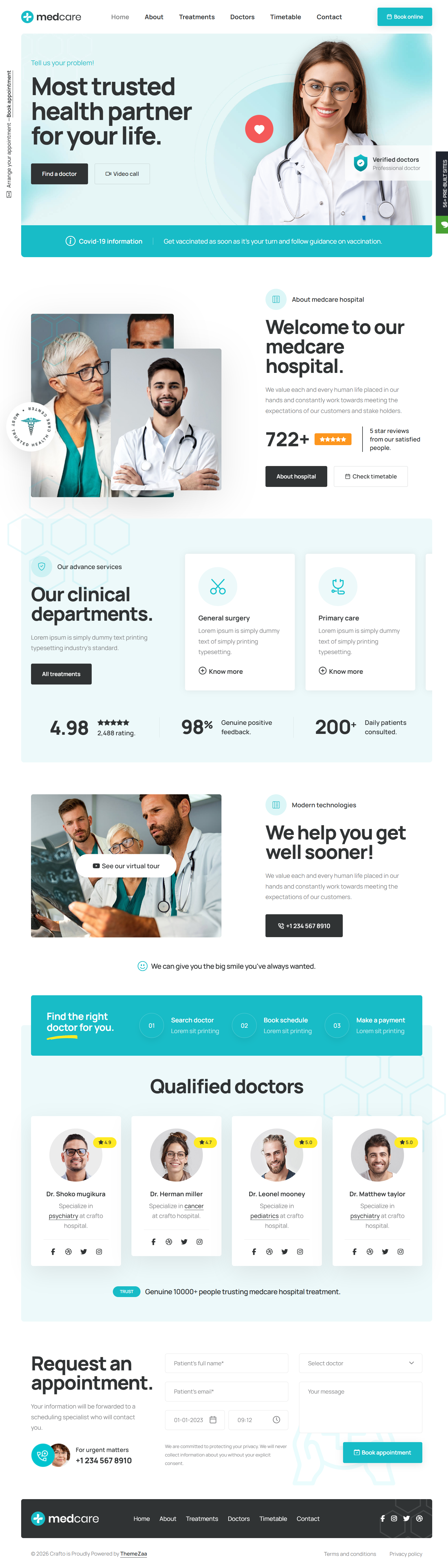 Crafto - Medical Theme