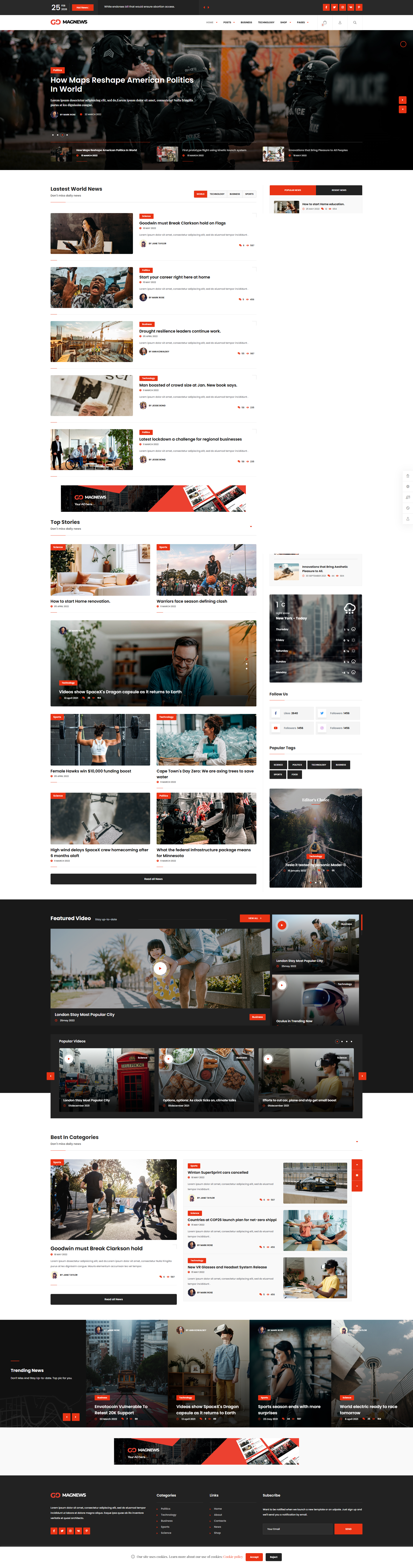 Gmag - Blog News Magazine