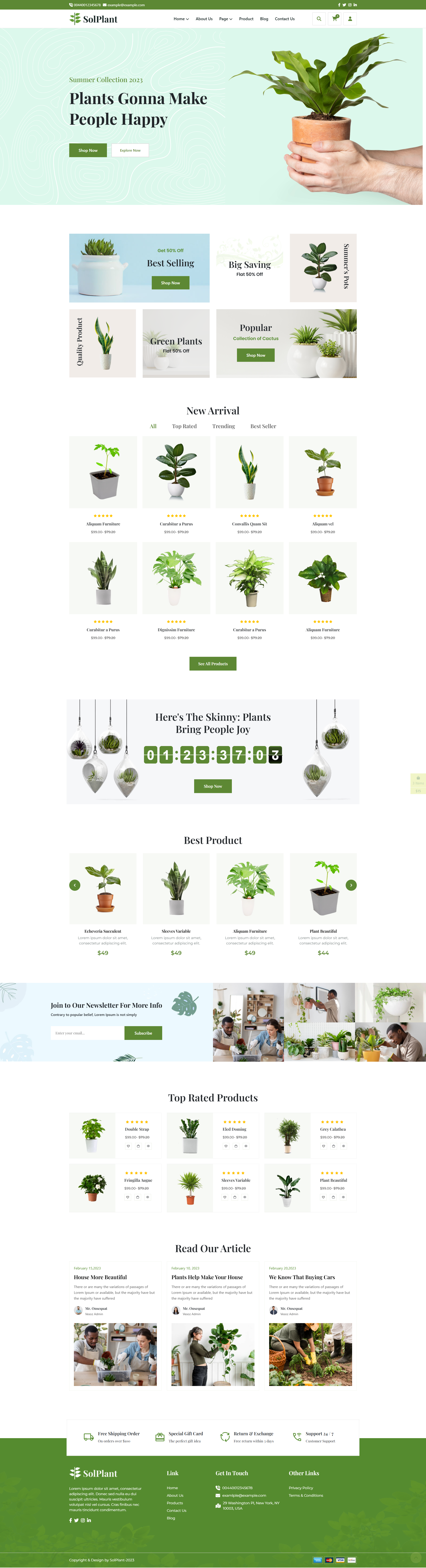 SolPlant- Flower Shop