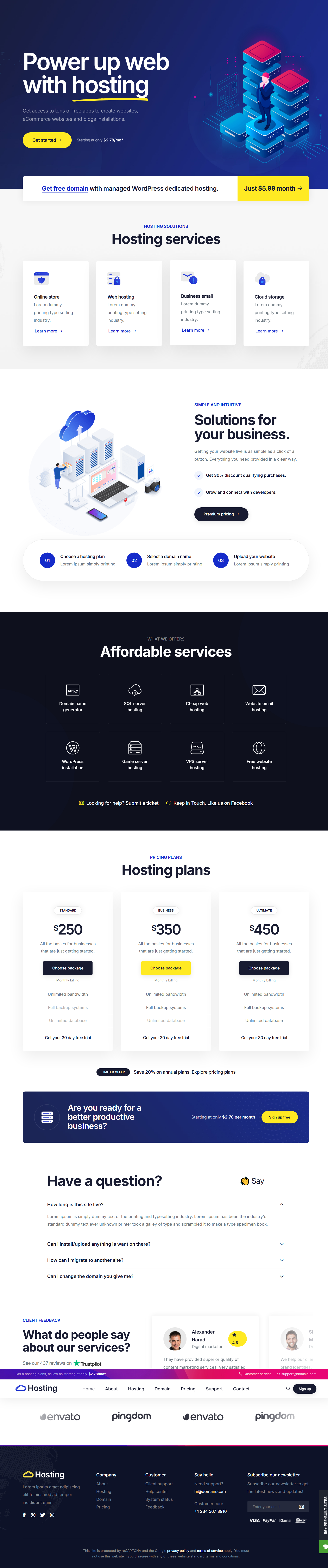 Crafto - Hosting Theme